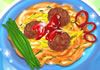 Espaguetis con alb&oacute;ndigas