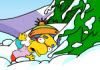 Simpson snow fight